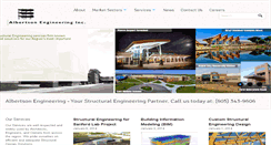 Desktop Screenshot of albertsonengineering.com